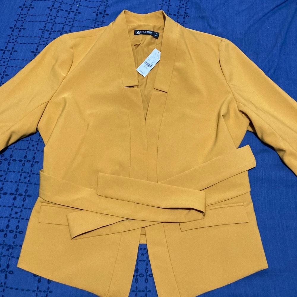Mustard NY&Co blazer